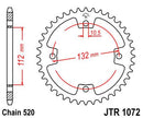 Rear Sprocket Steel Natural For Kymco KXR 250 2X4 2004-2007 - 36T