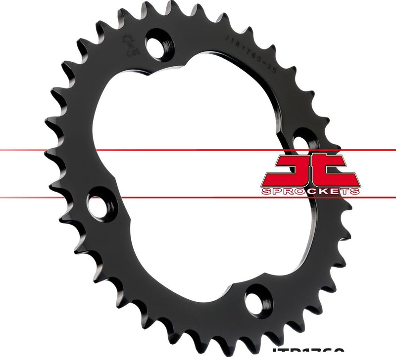 Steel Rear Sprocket Black For Suzuki LT-R 450 2X4 2006-2009 - 35T