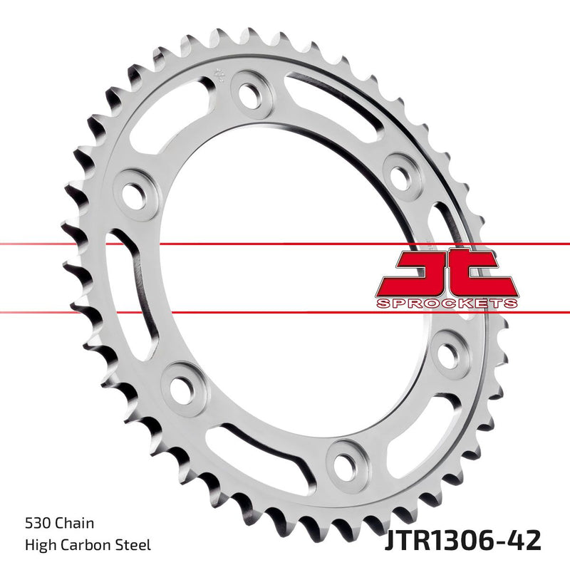 Rear Sprocket Steel Black For Honda CBR 929 RR 2000-2001 - 42T