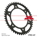 Rear Sprocket Induction Hardened Black Zinc Finish Black / Zinc For BMW F 650 GS 2008 - 47T