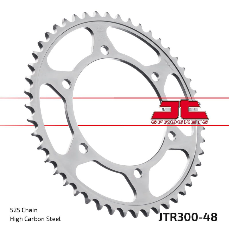 Rear Sprocket Induction Hardened Black Zinc Finish Black / Zinc For Honda XL 600 V 1987-1999 - 48T