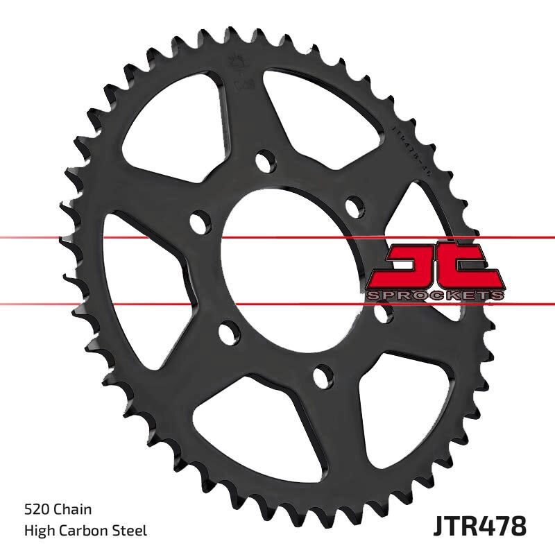 Rear Sprocket Steel For Kawasaki Z 550 GP 1981-1983 - 43T