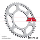 Rear Sprocket Steel For Kawasaki GPZ 600 R 1985-1989 - 45T