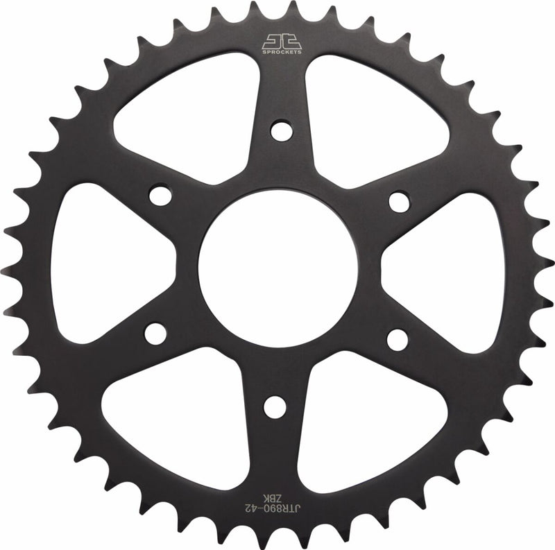 Steel Rear Sprocket Black / Zinc Plated For KTM DUKE 200 2012-2023 - 42T