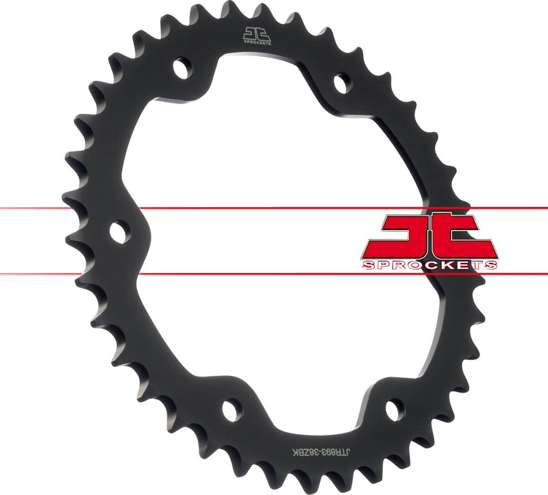 Steel Rear Sprocket Black / Zinc Plated For KTM SUPER DUKE 1290 R ABS 2014-2024 - 38T