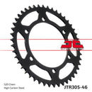 Rear Sprocket Steel Natural For Honda NX 650 1995-2000 - 46T
