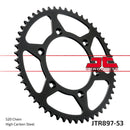 Rear Sprocket Steel Black For KTM EXC 600 LC4 1988-1993 - 53T