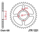 Rear Sprocket Steel Natural For Honda CBR 125 R 2011-2016 - 45T
