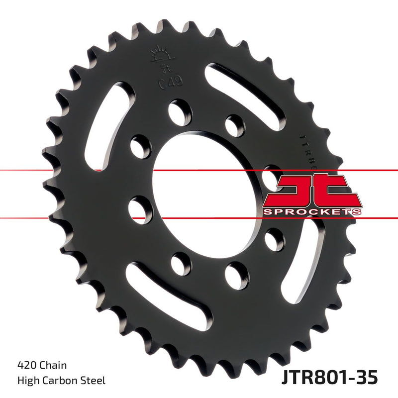 Rear Sprocket Steel Natural For Suzuki AP 50 1967-1977 - 35T