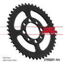 Rear Sprocket Steel Natural For Suzuki AP 50 1967-1977 - 44T