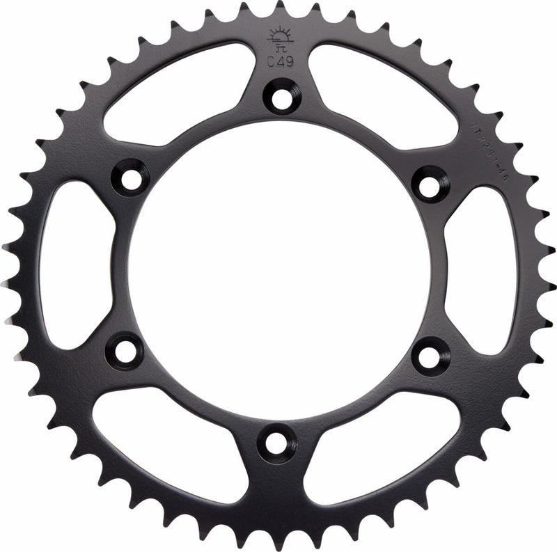 Steel Rear Sprocket Black For Honda XR 500 1979-1980 - 46T