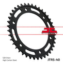 Rear Sprocket Steel Black For Aprilia ETX 125 1985-1988 - 40T