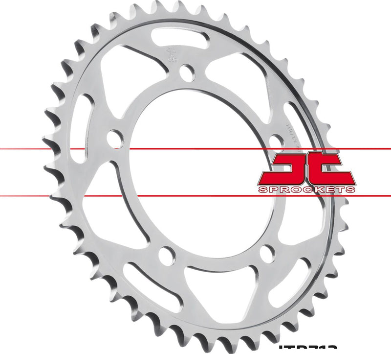 STEEL REAR SPROCKET Natural For Aprilia RSV4 1000 2009-2013 - 40T