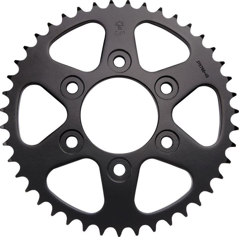 Steel Rear Sprocket Black For Ducati MULTISTRADA 1200 2010-2012 - 43T