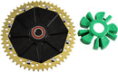 Cush Drive Chain Sprocket Black Anodized / Gold For Harley Davidson FLHR 1584 2009-2011 - 53 T