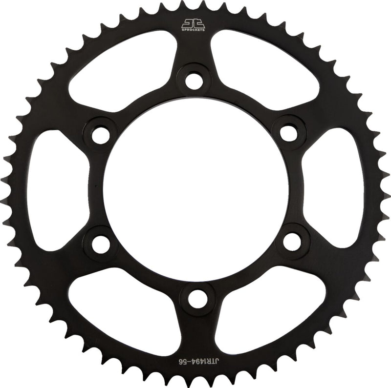 Steel Rear Sprocket Black For Kawasaki NINJA 125 ABS 2019-2024 - 56T