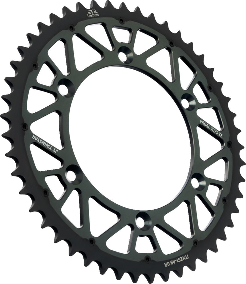 Twinstar Rear Sprocket Graphite For Honda XR 500 1979-1980 - 49T