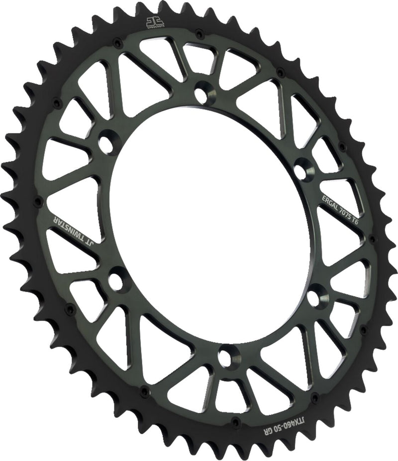 Twinstar Rear Sprocket Graphite For Kawasaki KLX 250 1979-2020 - 50T