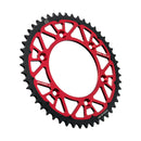 Twinstar Steel/Aluminum Hybrid Sprocket Black / Red For Honda CR 125 R 1982-2007 - 49T