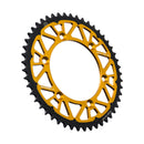 Twinstar Steel/Aluminum Hybrid Sprocket Black / Gold For Honda XR 500 1979-1980 - 49T