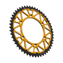 Twinstar Steel/Aluminum Hybrid Sprocket Black / Gold For Honda XR 500 1979-1980 - 51T