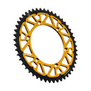 Twinstar Steel/Aluminum Hybrid Sprocket Black / Gold For Kawasaki KLX 250 1979-2020 - 49T