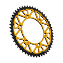Twinstar Steel/Aluminum Hybrid Sprocket Black / Gold For Suzuki RM 100 1979-1982 - 50T