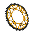 Twinstar Steel/Aluminum Hybrid Sprocket Black / Gold For Suzuki RM 100 1979-1982 - 51T