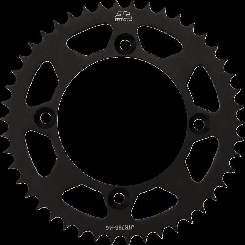 Rear Sprocket Black For Suzuki RM 85 2002-2012 - 46T