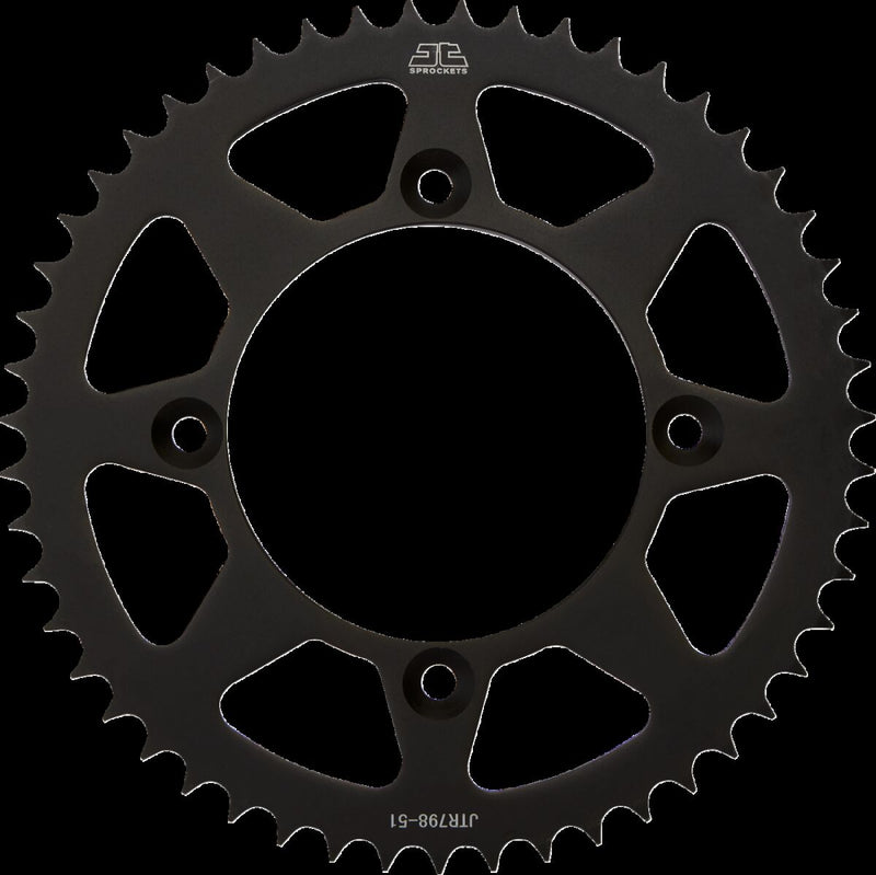 Rear Sprocket Black For Suzuki RM 85 2002-2012 - 51T