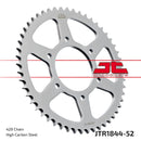 Rear Sprocket Steel Natural For Yamaha MT-125 2014-2016 - 52T