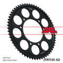 Rear Sprocket Steel Black For Aprilia RX 125 ABS 2018-2023 - 62T