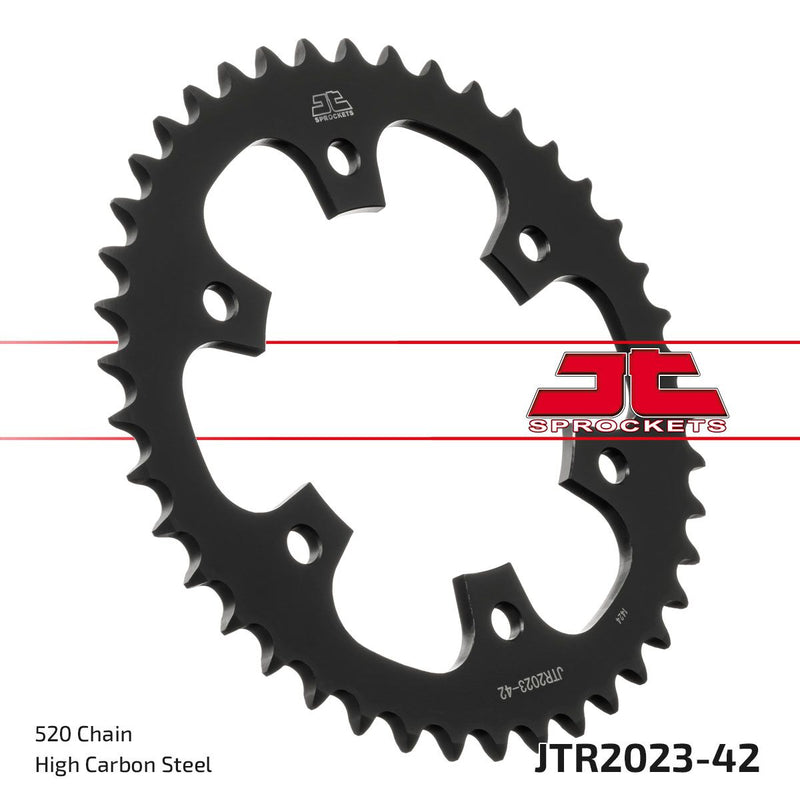 Rear Sprocket Steel Black For Royal Enfield METEOR 350 ABS 2021-2024 - 42T