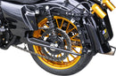 Chain Drive Conversion Kit Black / Zinc Plated For Harley Davidson FLH 1868 ABS 2021