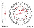 Rear Sprocket Steel Natural For Benelli LEONCINO 500 ABS 2017-2023