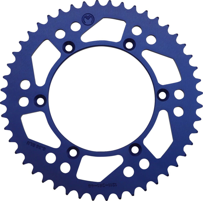 Rear Aluminum Sprocket Blue For Honda XR 250 R 1984-1989