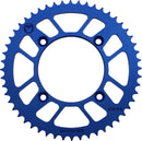 Rear Aluminum Sprocket Blue For Suzuki RM 80 1982-2001 - 52