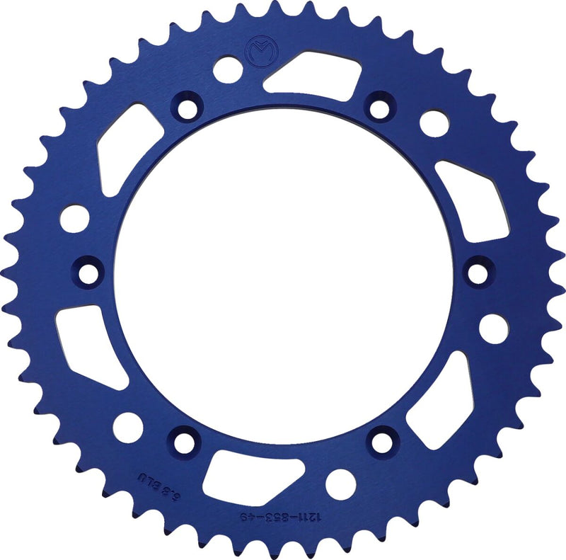 Rear Aluminum Sprocket Blue For Kreidler MUSTANG 170 2004-2006