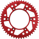 Rear Sprocket 520 Pitch Red / Aluminum For Beta RR 250 2013-2024 - 49 T
