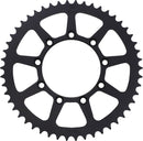 Rear Aluminum Sprocket Black / Powder-Coated For TM Racing EN 125 2004-2018