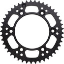 Rear Aluminum Sprocket Black / Powder-Coated For Honda CRF 230 L 2008-2009