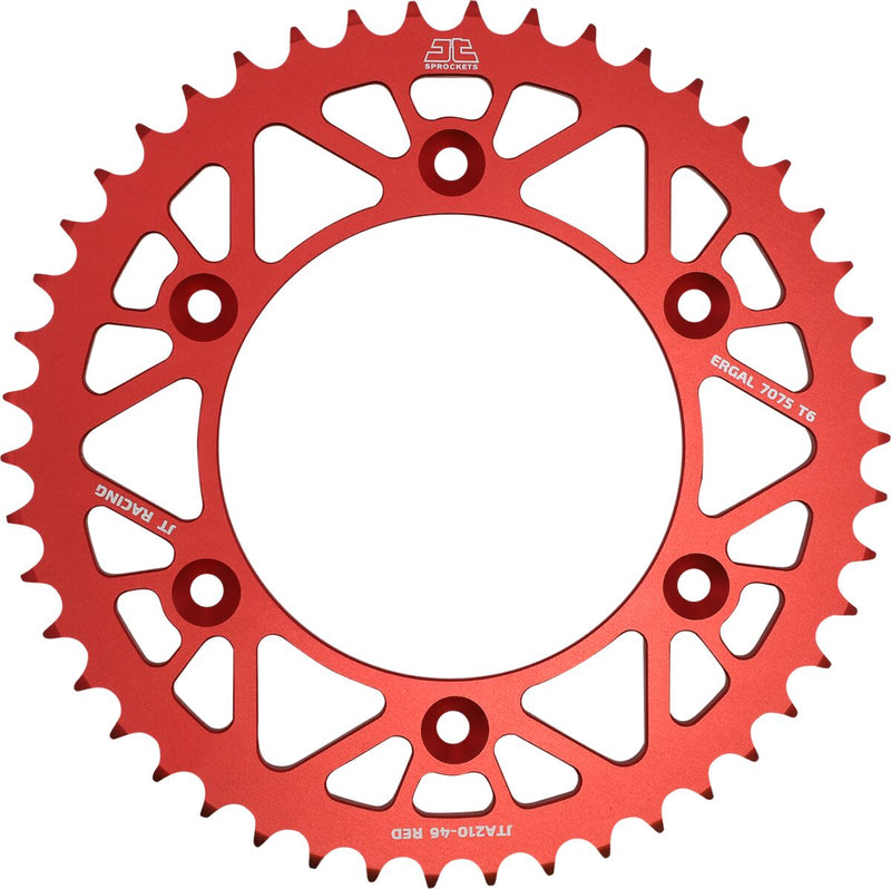 Rear Sprocket Red For Honda CR 125 R 1982-2007 - 46T