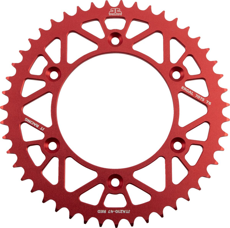 Rear Sprocket Red For Honda CR 125 R 1982-2007 - 47T