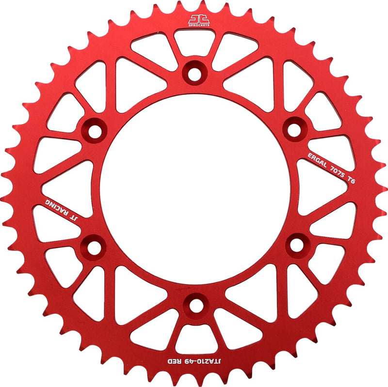 Rear Sprocket Red For Honda CR 125 R 1982-2007 - 49T