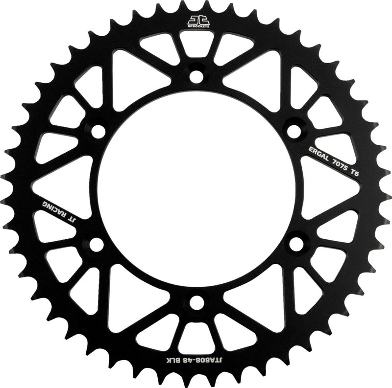 RaceLite Aluminum Rear Sprocket Black For Suzuki RM 100 1979-1982 - 48T