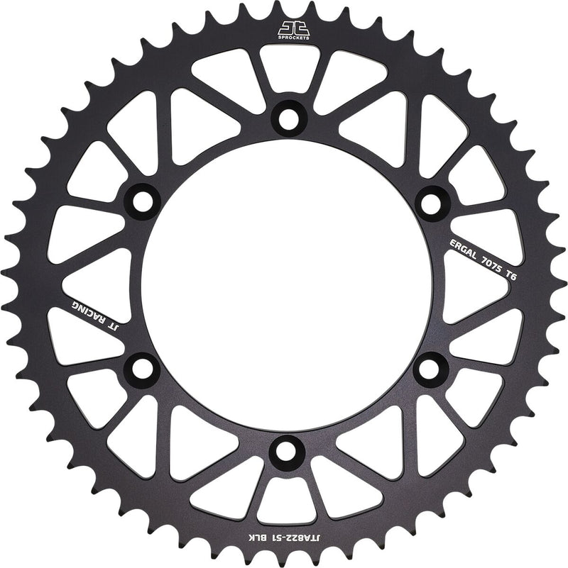 Rear Sprocket Black For Suzuki PE 250 1977-1980 - 51T