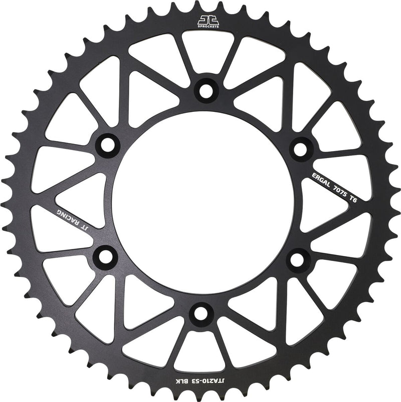 Rear Sprocket Black For Honda CR 125 R 1982-2007 - 53T