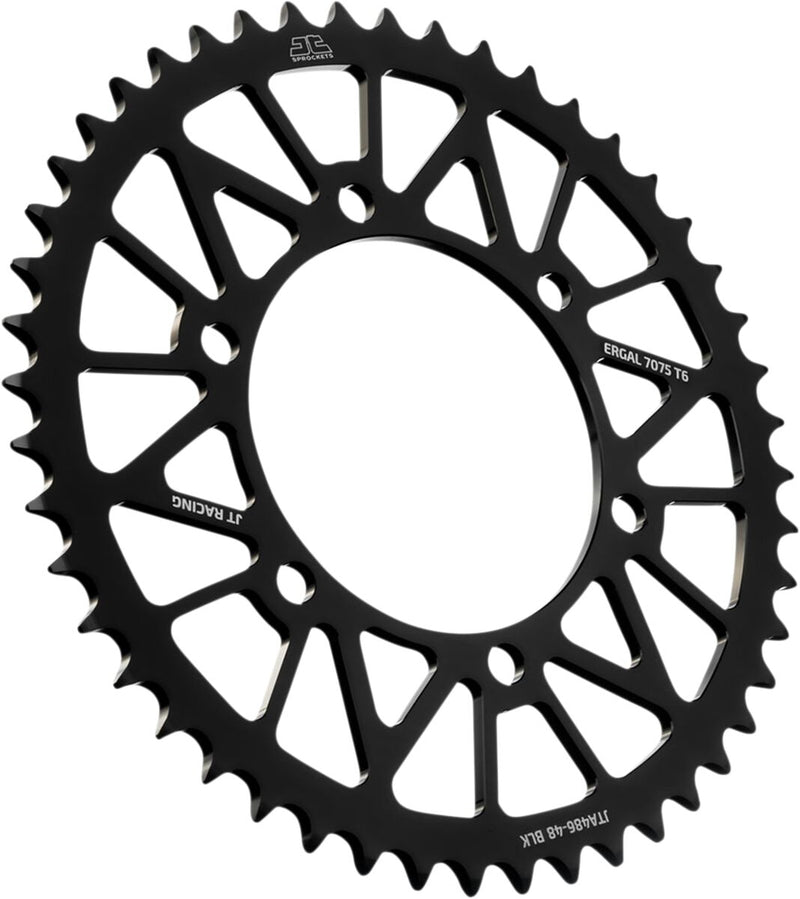 RaceLite Aluminum Rear Sprocket Black For Kawasaki EX 250 R 1986-2012 - 48T