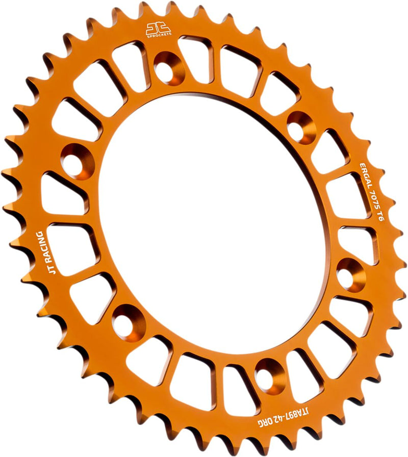 RaceLite Aluminum Rear Sprocket Orange For KTM EXC 600 LC4 1988-1993 - 42T
