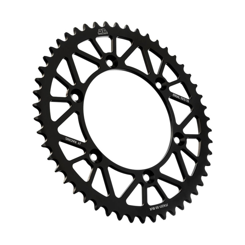 Rear Sprocket Self-Cleaning, Lightweight Black For Honda CR 80 R 1985-1995 - 50T
